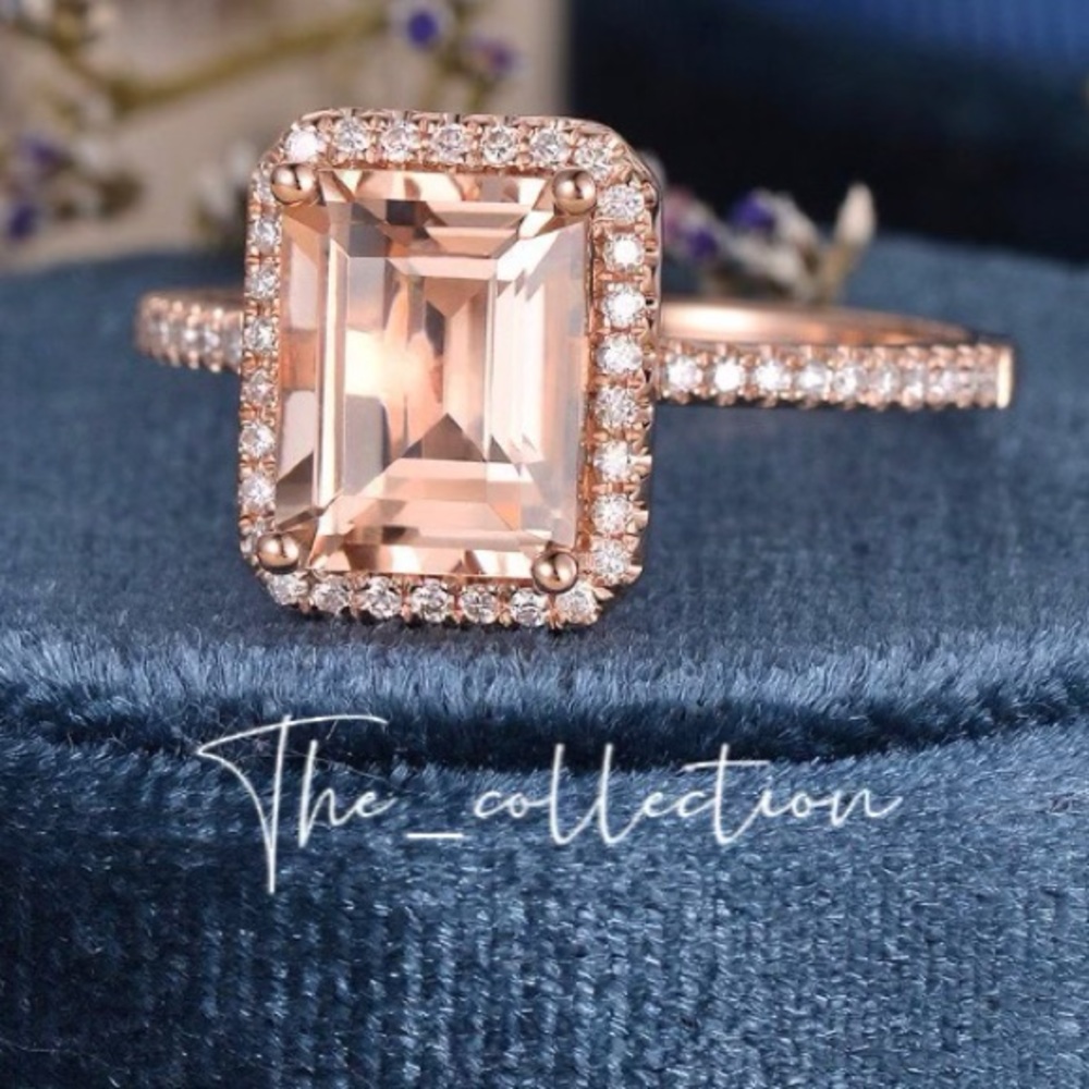 ROSE GOLD PLATED DIAMOND RING